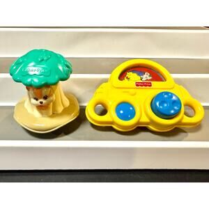 Fisher Price Hide n Peek Rattle & Laugh & Learn Sit n Steer Driver baby toys